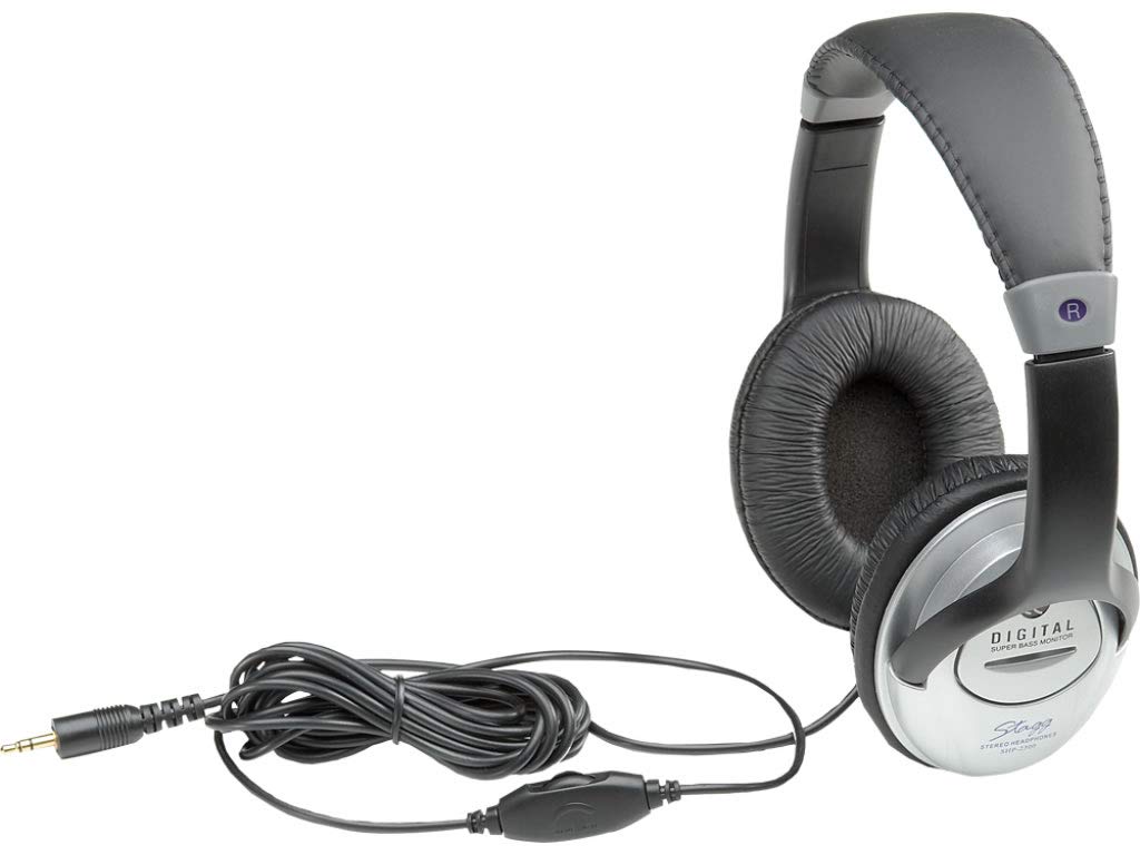 Stagg 16247 leichter dynamischer halboffener Stereo-Kopfhörer (Aufnahmen, Mischen)