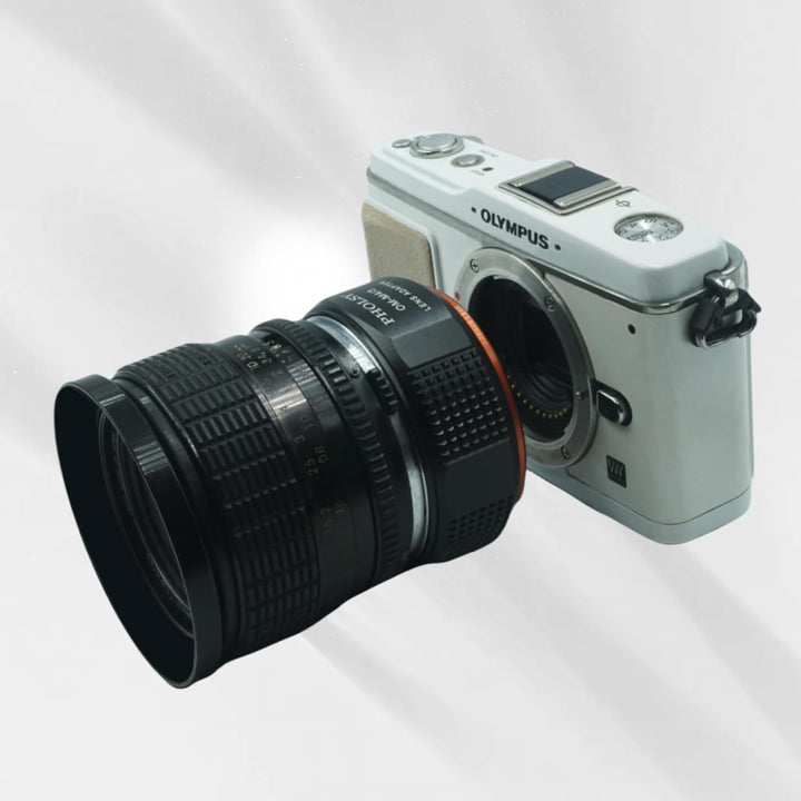 PHOLSY Objektivadapter OM auf MFT Mount Adapter Kompatibel mit Olympus Zuiko OM Objektiv auf M4/3 Mi