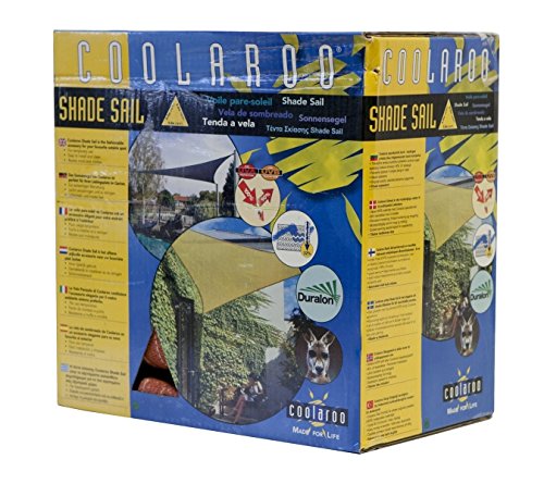 Windhager 87021 Sonnensegel Coolaroo, Dreieck 3,6 m, terracotta