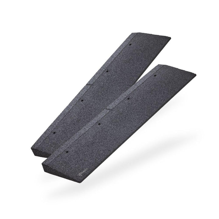 bepco Bordsteinkanten-Rampe 2er Set (2 Stück) LxBxH: 100 x 25 x 5 cm aus Gummi (schwarz) Auffahrramp