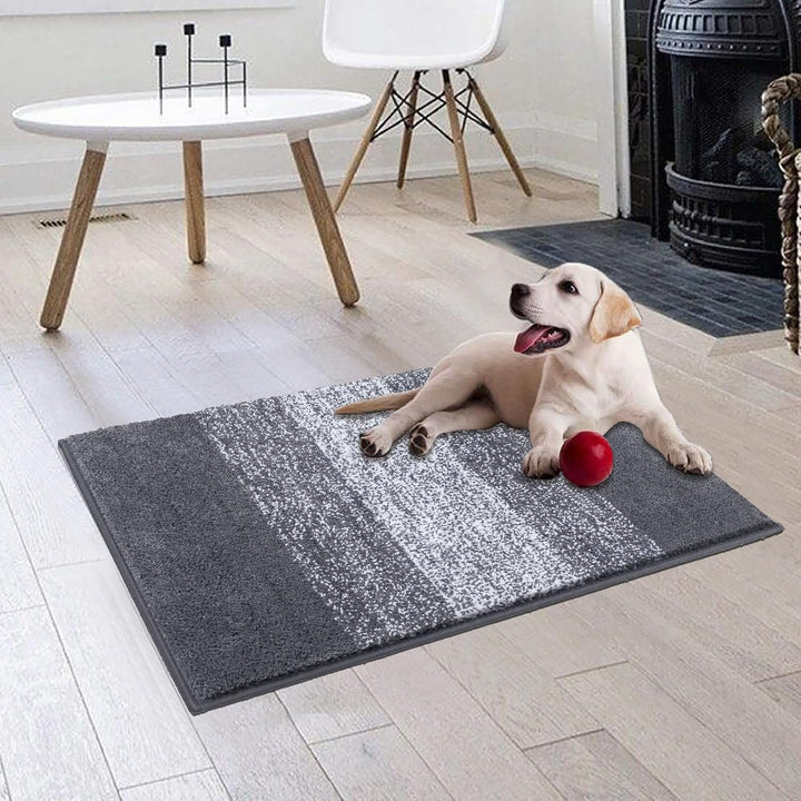 Badteppich Badematte rutschfeste 45 x 65 cm, Weiche Waschbar Badezimmerteppich Extra Flauschig Badvo