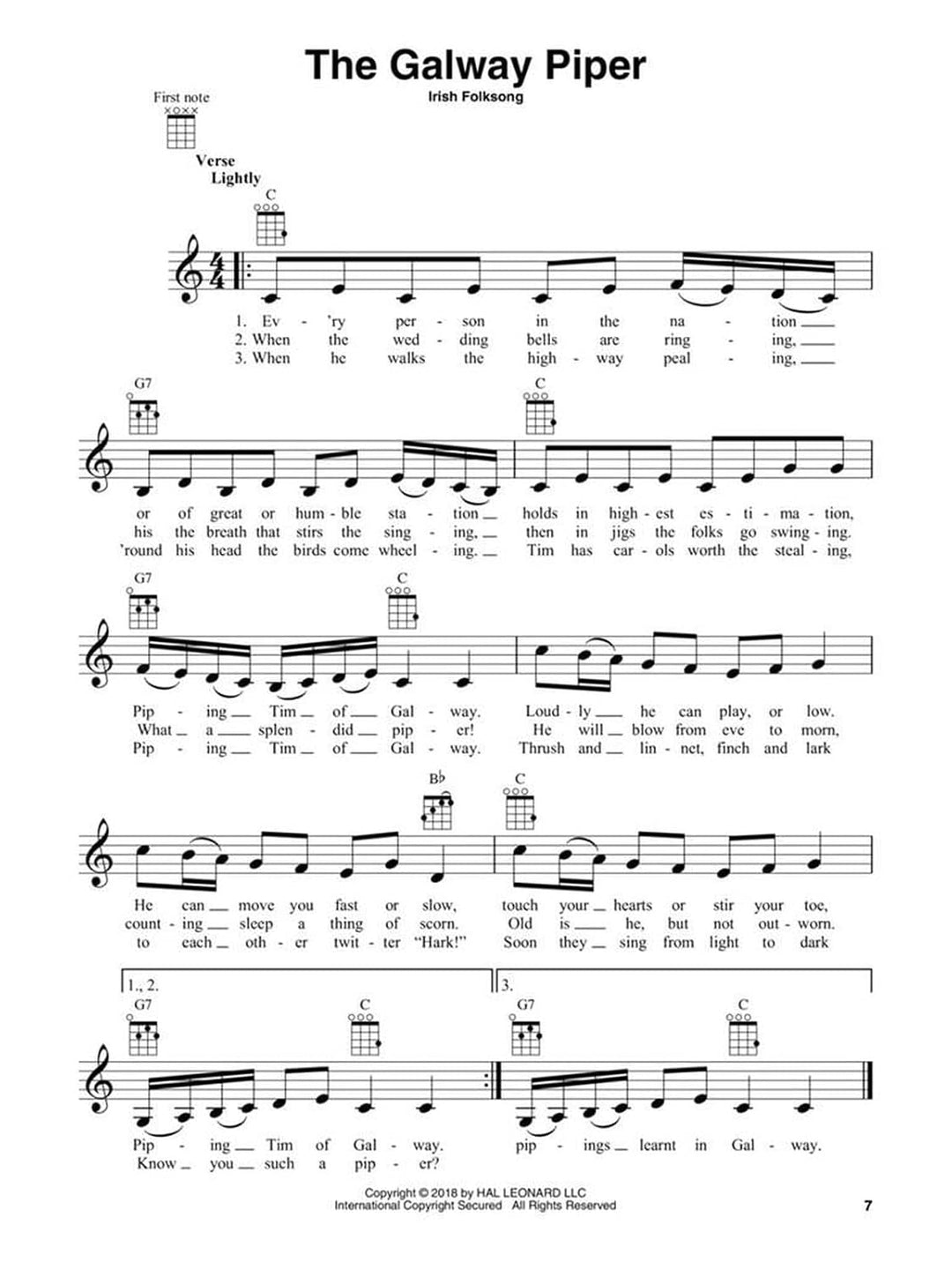 Irish Ukulele Songbook: 30 Favorites To Strum &amp; Sing, Taschenbuch