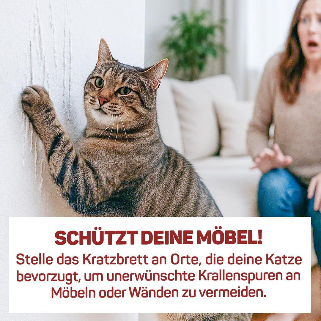 CanadianCat Company | Kratzbrett für Katzen XL - Jumbo Galaxy - doppelseitig nutzbar - 1 Meter - 100