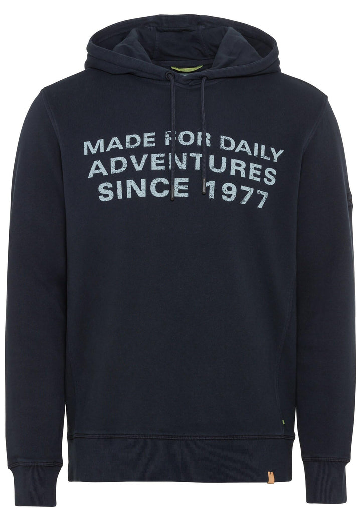 camel active Herren Kapuzenpullover M Night Blue, M Night Blue