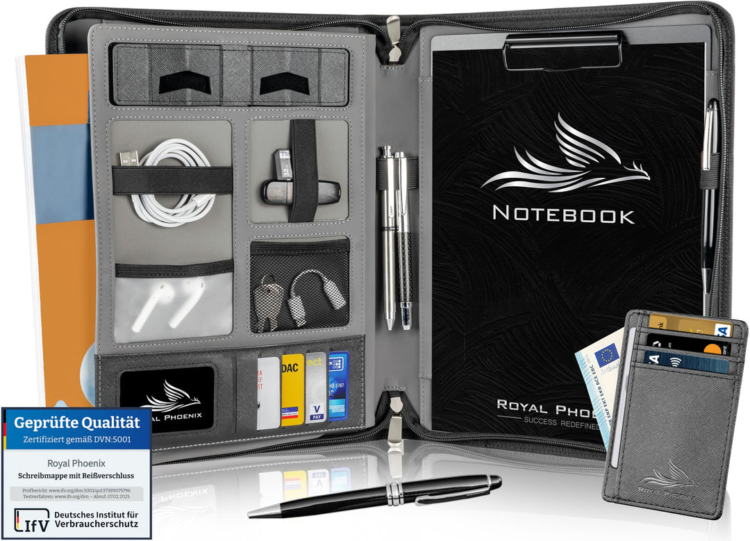Royal Phoenix® Business Schreibmappe A4 &
