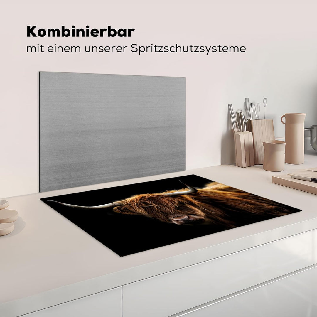 KitchenYeah© Herdabdeckplatte Einteilig Herdabdeckung Abdeckplatte für Ceranfeld Abdeckung Induktion