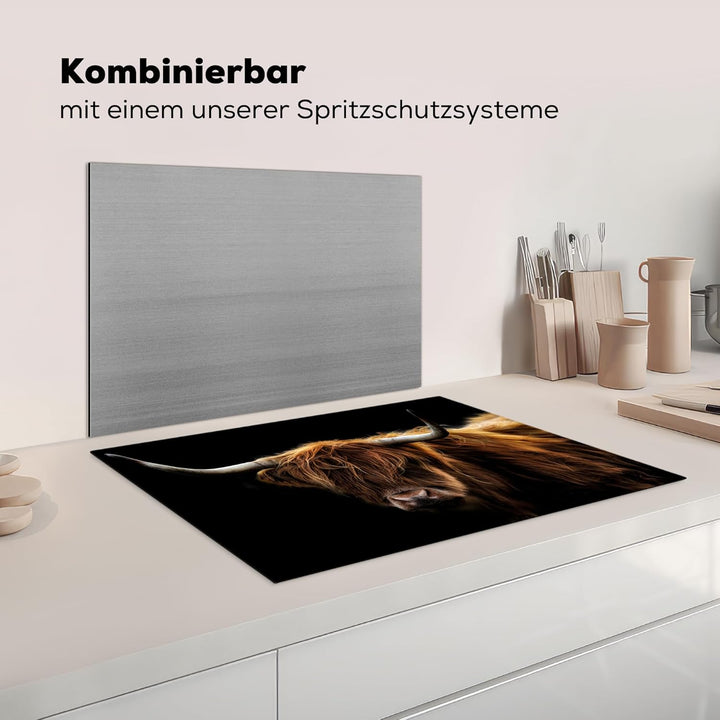 KitchenYeah© Herdabdeckplatte Einteilig Herdabdeckung Abdeckplatte für Ceranfeld Abdeckung Induktion