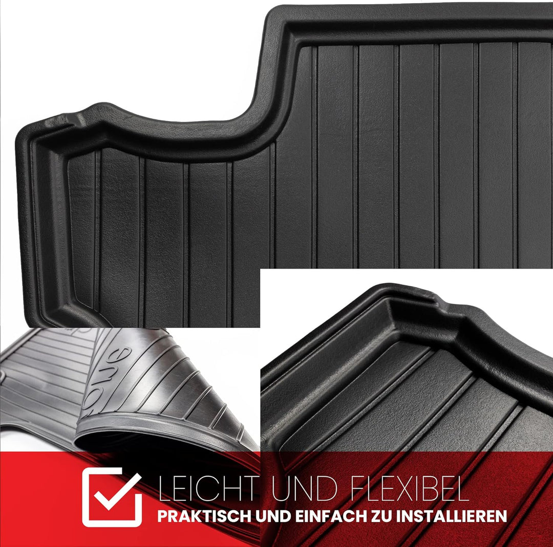 M MOTOS Kofferraum schutzmatte passt für SEAT Alhambra II 2010-2020 Verbessern Sie Ihren Reisekomfor