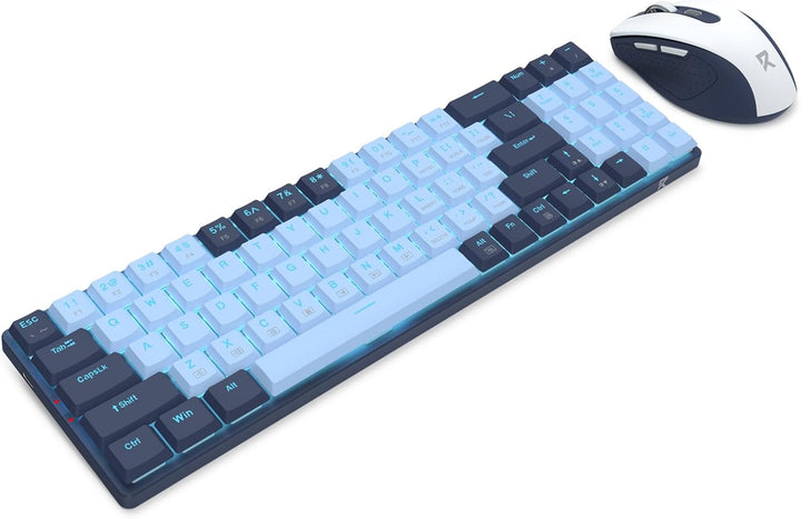 Redragon BS8773 Gaming-Tastaturen &amp; -Mäuse Combos Kabellos 78 Tasten | 2.4G Low-Profile mechanische