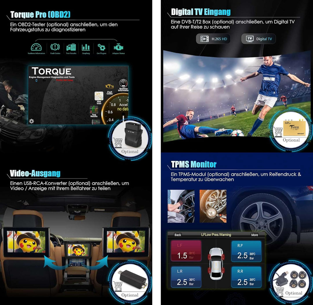 Erisin 9" Android 12 IPS Autoradio 2Din Bluetooth mit GPS Navi Für Mercedes Benz A/B Klasse W169 W24