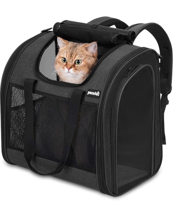 pecute Rucksack Hunde & 2 Kleine Katzen, Katzentrage, Haustier Handtasche und Rucksack, Haustiertrag