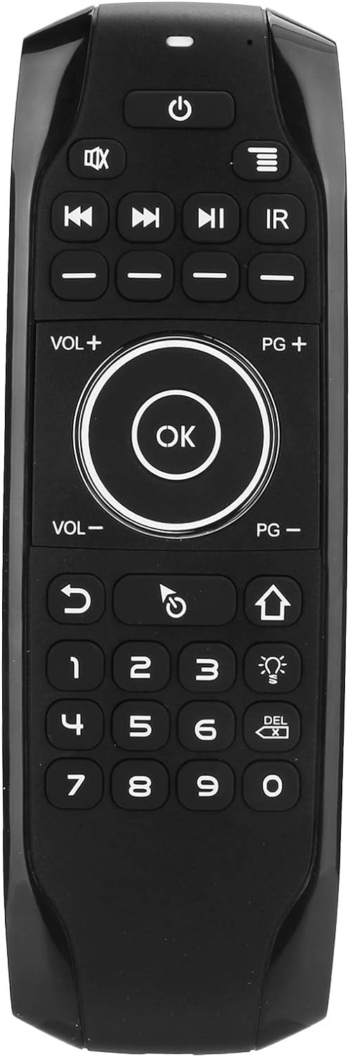 ASHATA Air Mouse, Air Remote Mouse für Bluetooth 5.0 Hintergrundbeleuchtung für Android TV Box Contr
