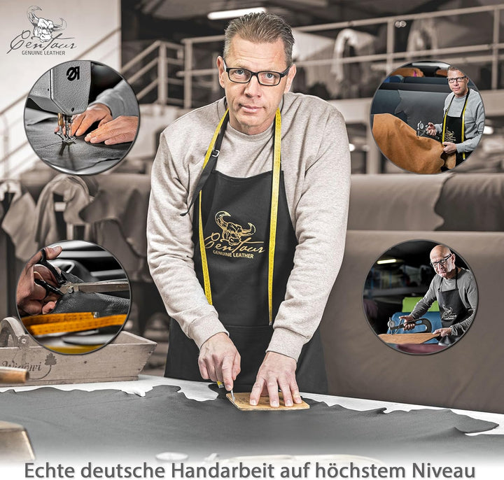 Centaur - Hochwertiges Leder Mousepad 25x18 cm (Champagner), Champagner