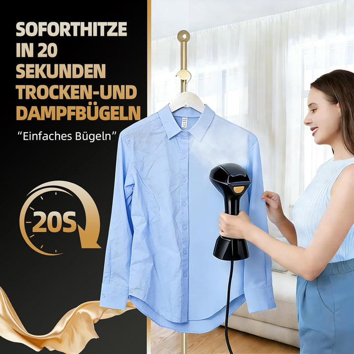 YueLi Hand Steamer Dampfglätter 2000W & 300ml Wassertank – Tragbares Kompaktgerät für Nass-Trockenbü