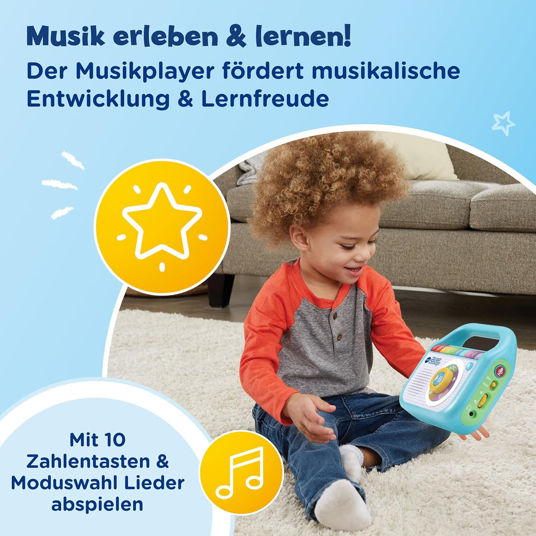 VTech Baby Mein erster Musik-Player – Mit 40 Liedern, Bluetooth- und Aufnahmefunktion – Für Kinder v