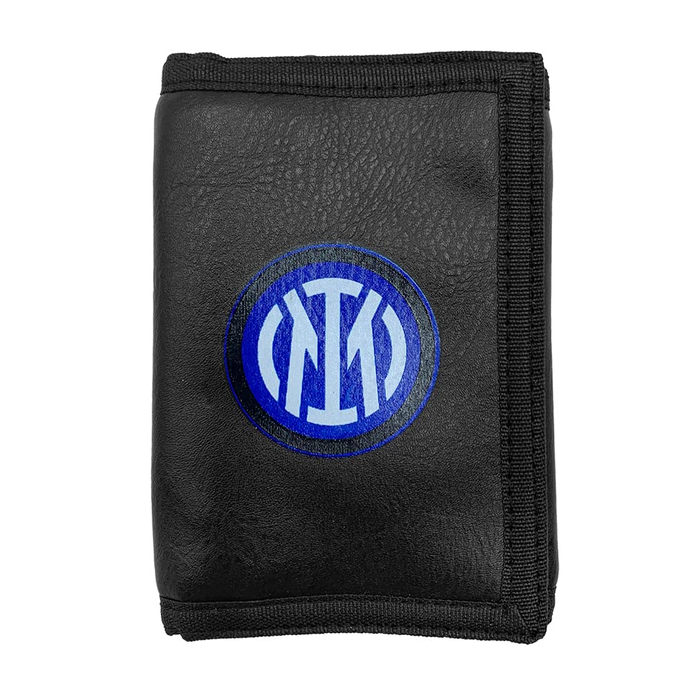 Inter Brieftasche aus PU, offizielles Produkt, Schwarz