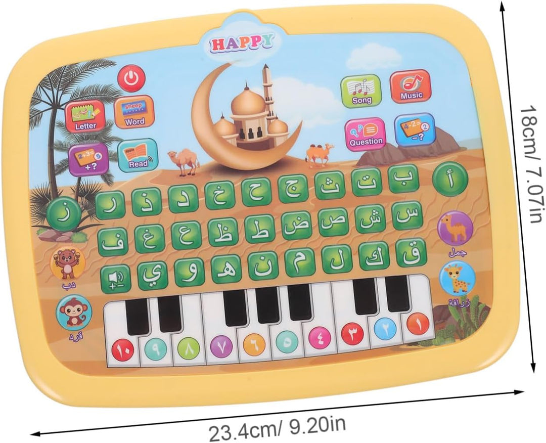 ibasenice Arabisch-lernmaschine Koran-lernmaschine Frühes Lernspielzeug Kinder-Laptop Lernspielzeug
