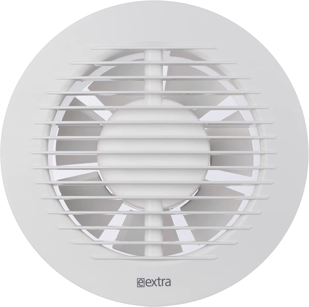 Ø 125mm Weiss Badlüfter - Ventilator mit Kugellager - Lüfter für Effiziente Belüftung im Bad Kuche W