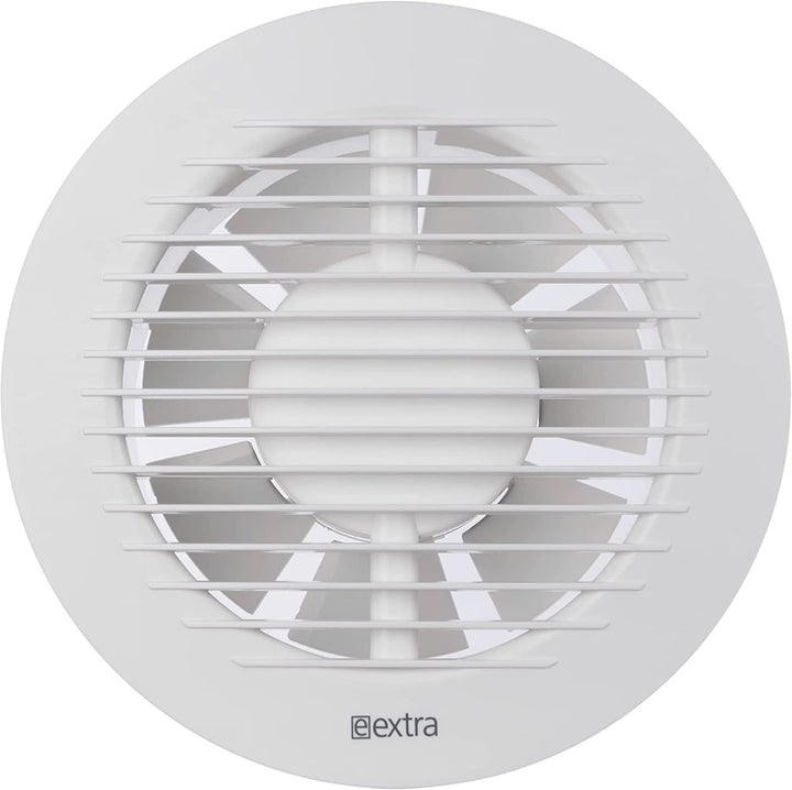 Ø 125mm Weiss Badlüfter - Ventilator mit Kugellager - Lüfter für Effiziente Belüftung im Bad Kuche W