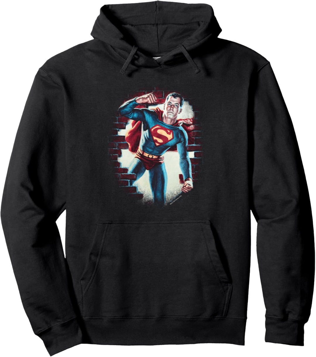 Superman Vintage Steel Pullover Hoodie