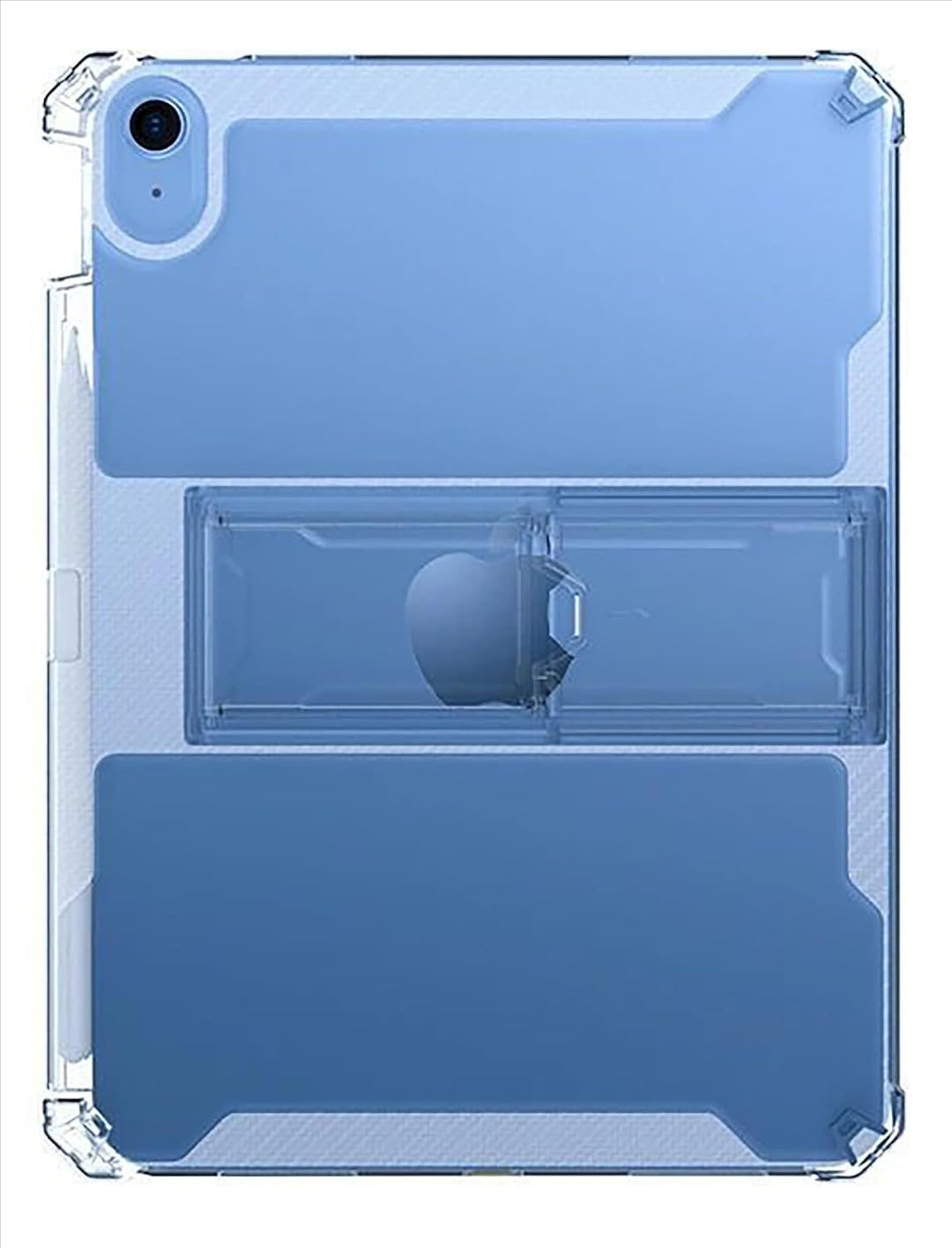 GIOPUEY Hülle für iPad (A16) 11th 2025, Weiche TPU Rückenschale Case mit Ständer, Dünne Abdeckung, A