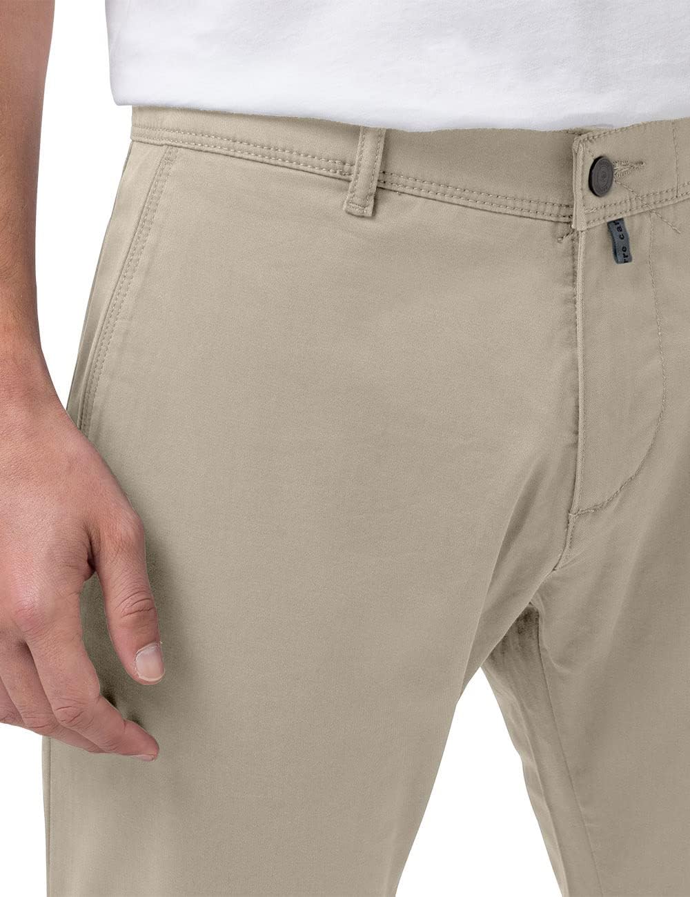 Pierre Cardin Herren Chino Antibes | Männer Hose | Slim Fit 30W / 30L Vintage Khaki 4017 1112, 30W /