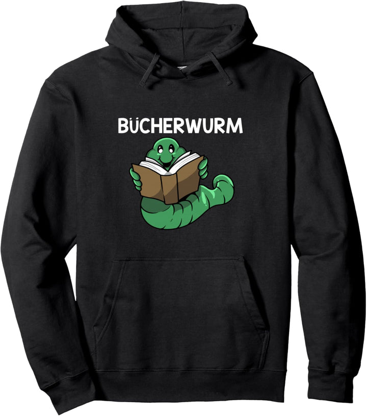 Bücherwurm Buch Lesen Geschenk - Leseratte Pullover Hoodie