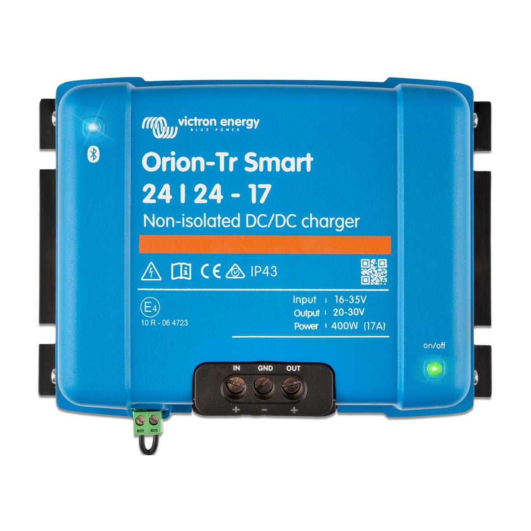 Victron Energy Orion-Tr Smart 24/24-Volt 17 Amp 400-Watt DC-DC Ladebooster, Nicht isoliert (Bluetoot
