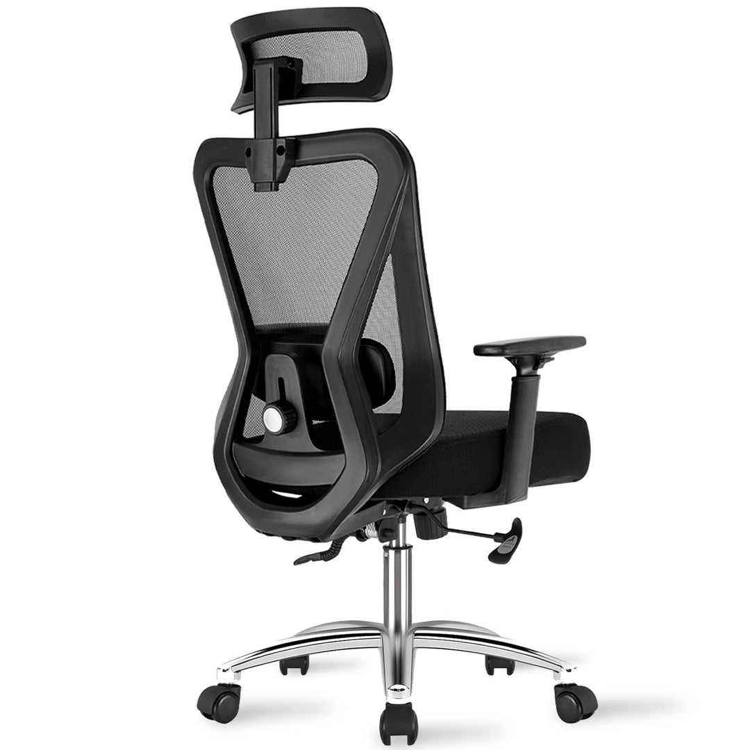 Durrafy Ergonomischer Bürostuhl, Schreibtischstuhl hat Kopfstütze, Lendenwirbelstütze, Armlehnen, Hö