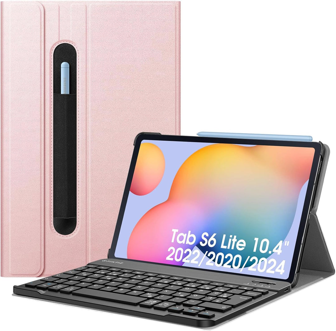 Fintie Tastatur Hülle für Samsung Galaxy Tab S6 Lite 10.4 2022/2020 SM-P610/P613/P615/P619 - Keyboar