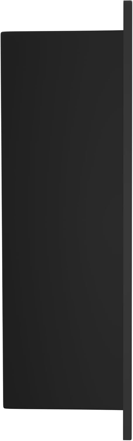 Balneo Wall-Box ONE Black Edelstahl Duschnische 30x20x10 cm, schwarz, wandnische dusche, wasserdicht