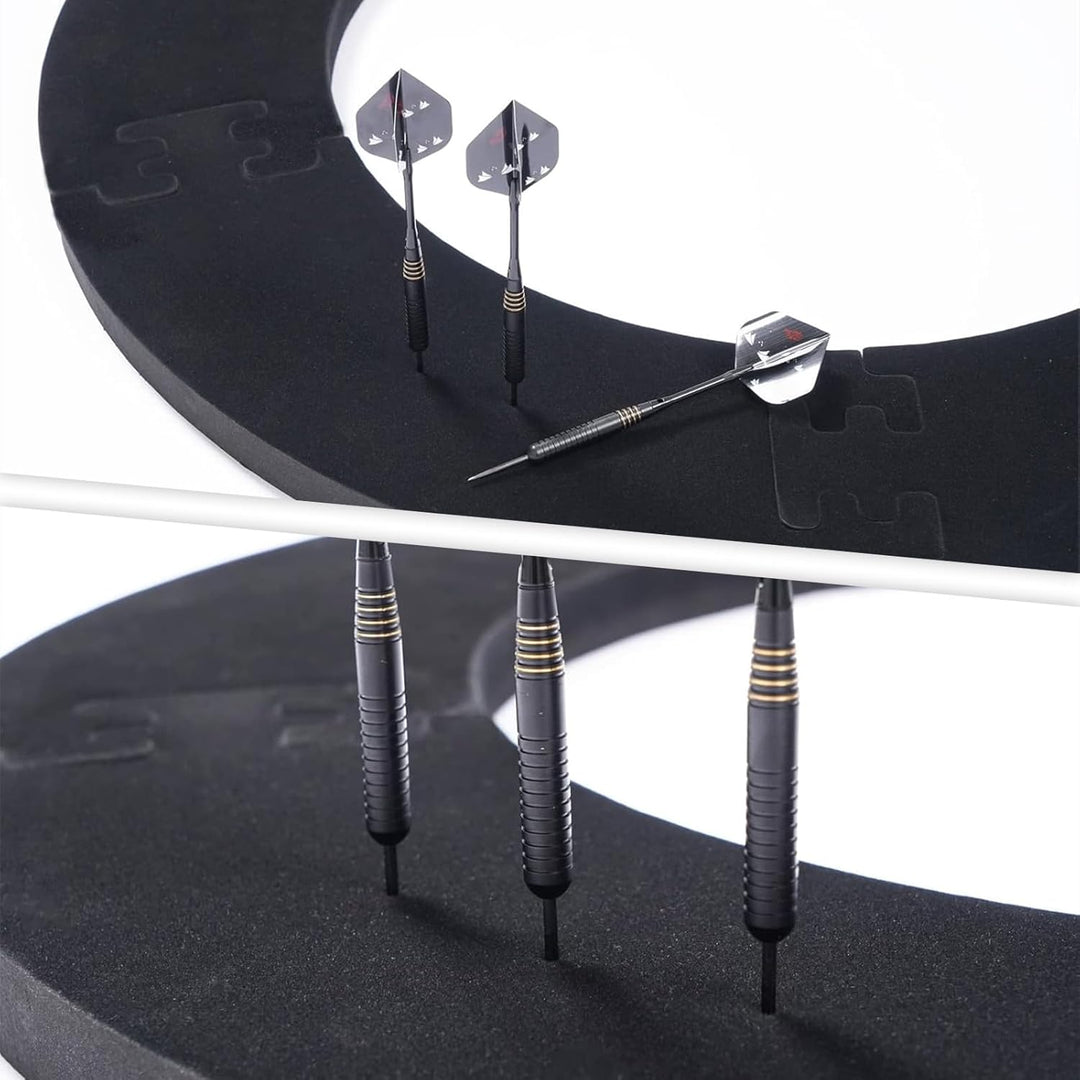 Dartscheibe Schutzring, Ø45 cm Surround Dartscheibe,2,5cm Dick Surround Auffangring Dart Backboard,E