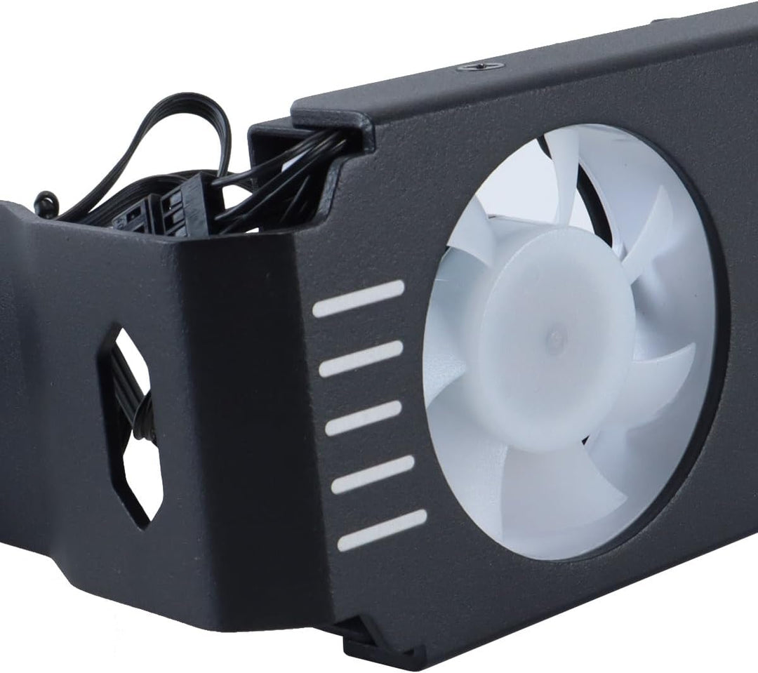 RAM-Kühler mit Zwei ARGB-PWM-Lüftern – Aluminium-Kühlung für DDR4/DDR5-Speicher zum Übertakten, einf