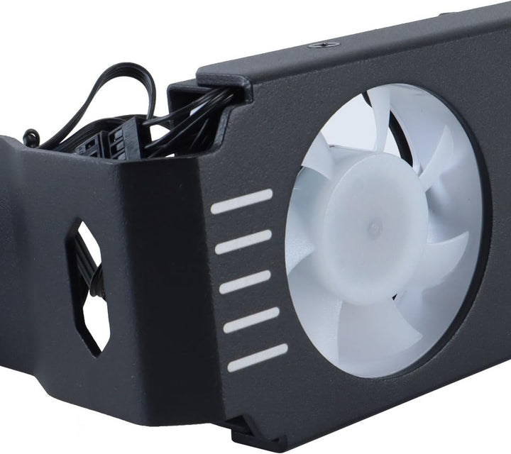 RAM-Kühler mit Zwei ARGB-PWM-Lüftern – Aluminium-Kühlung für DDR4/DDR5-Speicher zum Übertakten, einf