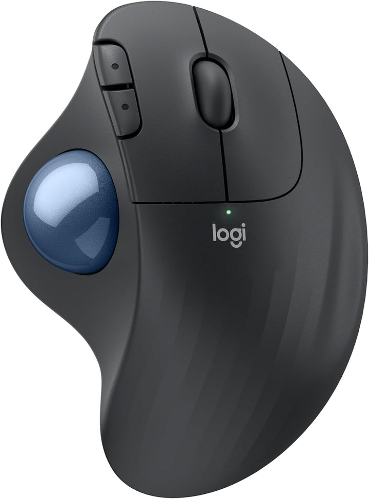 Logitech ERGO M575S kabellose Trackball-Maus, kabellose ergonomische Maus mit Bluetooth und verschlü
