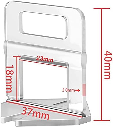 Fliesen-Nivelliersystem, 500 Stück Standard Laschen Fugenbreite 3mm, Nivelliersystem Fliesen Nivelli