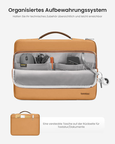 tomtoc 360° Tasche Hülle für 15,6 Zoll Acer Aspire 5/Nitro 5, 15.6 Lenovo IdeaPad, HP Pavilion/Envy,