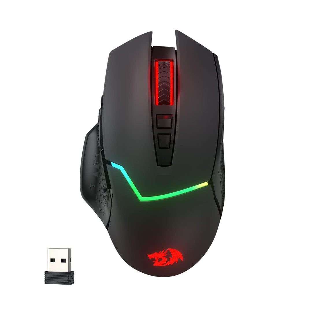 Redragon M690 PRO Kabellose Gaming-Maus, 8000 DPI kabelgebundene/kabellose Gaming-Maus mit Schnellfe
