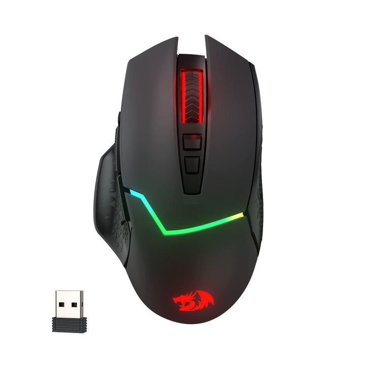 Redragon M690 PRO Kabellose Gaming-Maus, 8000 DPI kabelgebundene/kabellose Gaming-Maus mit Schnellfe