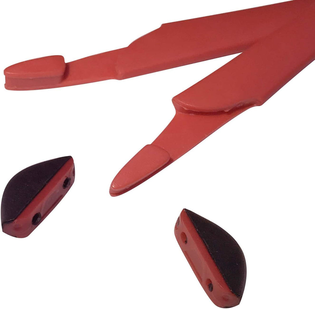 HKUCO Plus Red/Blue/Black/Orange Replacement Silicone Leg Set For Oakley Crosslink Sunglasses Earsoc