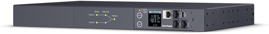 Cyberpower PDU44005 Wechselschalter (ATS) 16A, 8xC13 + 2xC19