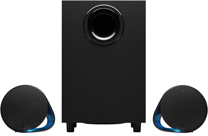 Logitech G560 PC Gaming Lautsprecher mit DTS:X Ultra Surround Sound, Spielbasierter LIGHTSYNC RGB-Be
