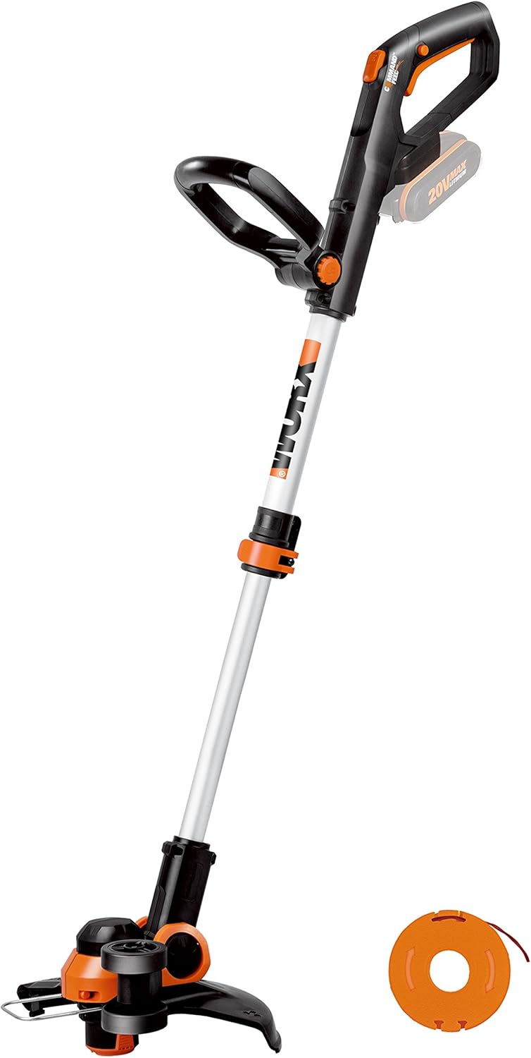 WORX WG163E.9 Akku Rasentrimmer 20V – Kantenschneider Rasen – 2-in-1 Funktion: Rasentrimmer und Kant