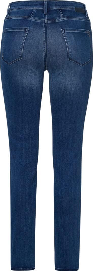 BRAX Damen Style Mary Five-Pocket-Hose in Winterlicher Qualität Jeans, 34W / 32L Used Regular Blue