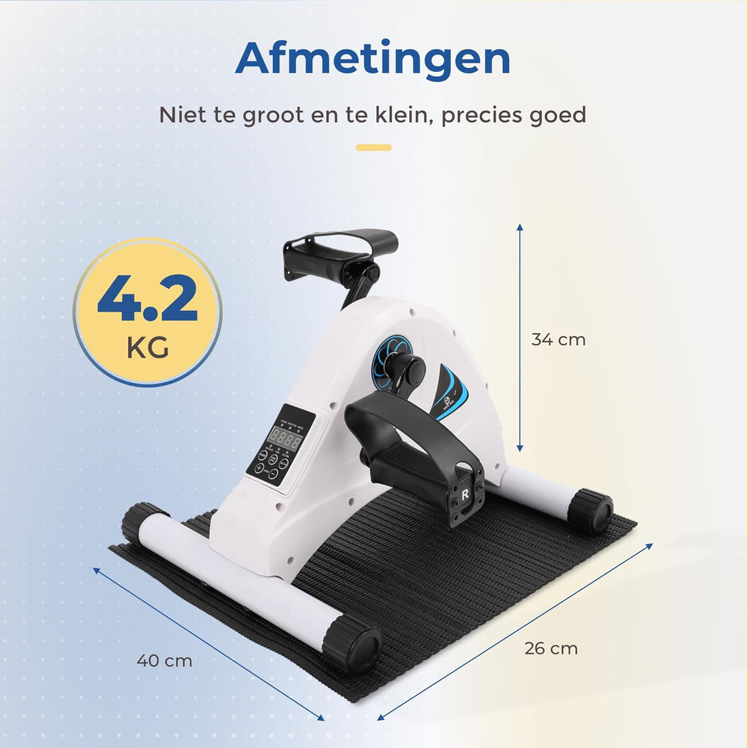 Sitzfahrrad mit 6 Stützstufen - elektrisch oder manuell angetrieben - Bürofahrrad - für Arme und Bei