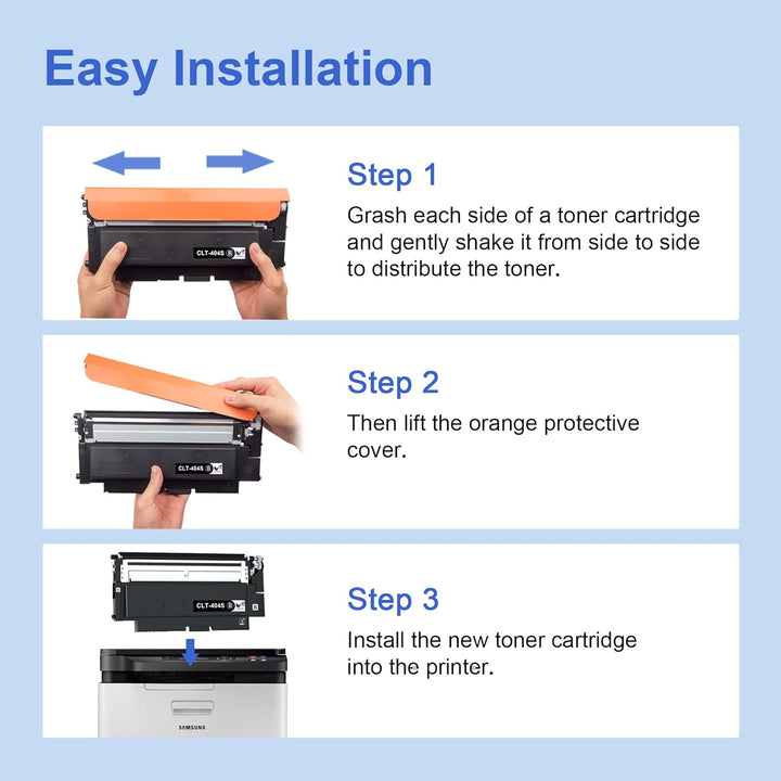 ONLYU Kompatibel CLT-P404C P404C Tonerkartusche Kompatibel für Toner Samsung C480W für Samsung Xpres