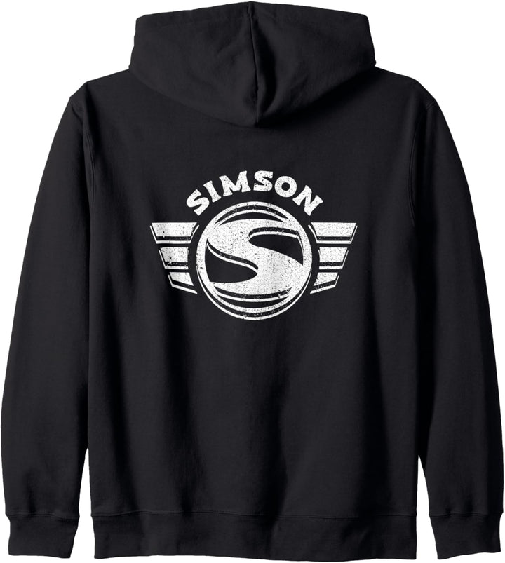 Suhl Simson S50 S51 Schwalbe Zweitaktmotor Liebe Fan Simme Kapuzenjacke