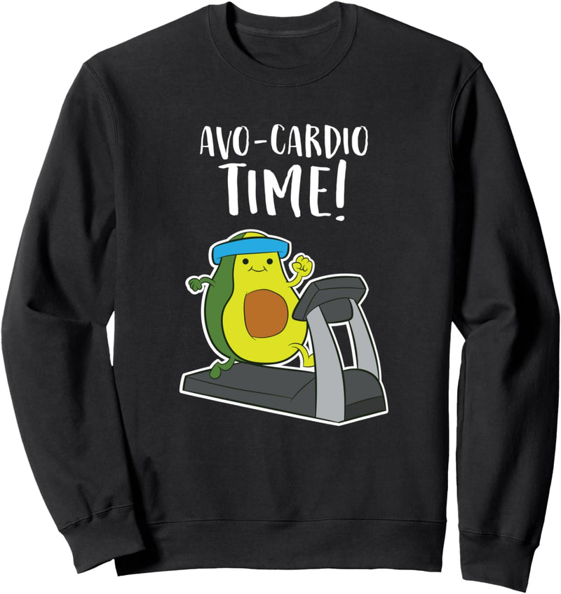 Avocardio Avocado Fitness Übung Avocado Sweatshirt