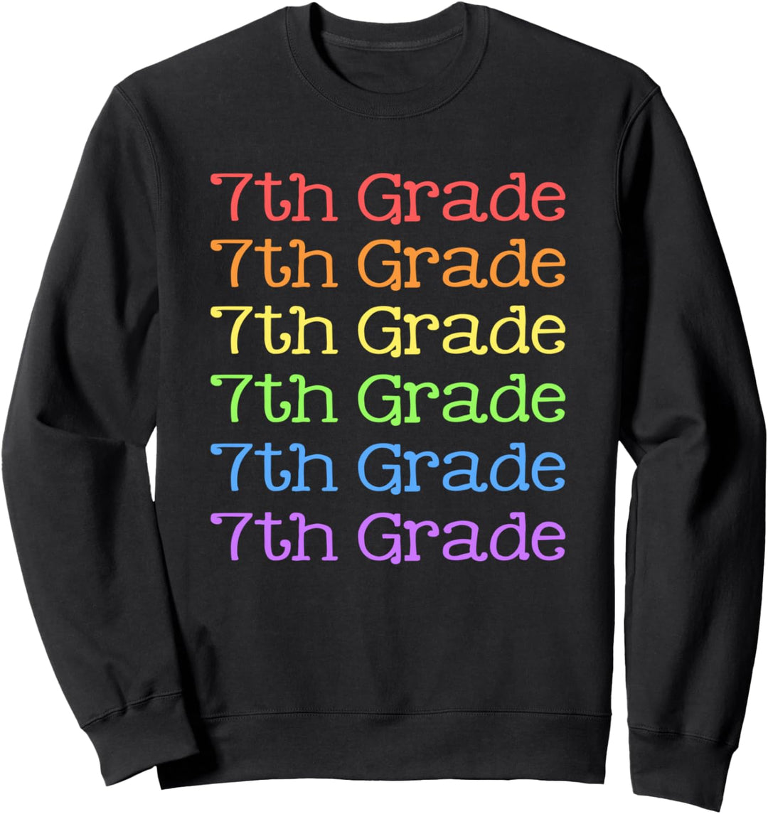 Seventh 7th Grade Teacher Student First Last Day Photo Gift Sweatshirt