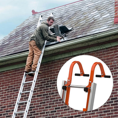 Dachleiter, Leiter Dachhaken, Leiter-Stabilisator mit Rädern, Universal Leiter Verlängerung, Tragfäh